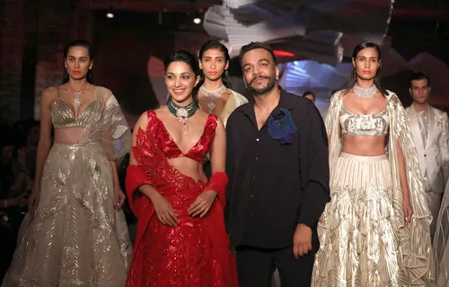 Amit Aggarwal Showcasing His Collection Lumen In Couture 2019