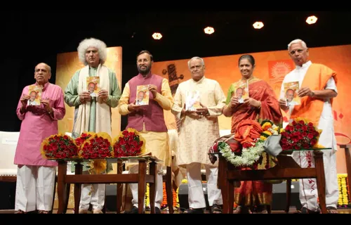 Union Minister Prakash Javadekar Attends 75th Birthday Celebration Of Hindustani Classical Vocalist Pandit Prabhakar Karekar