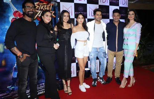 Varun Dhawan and Shraddha Kapoor celebrate the wrap up of their upcoming film Street Dancer 3D