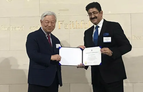 Sandeep Marwah Honored In South Korea For Higher Education