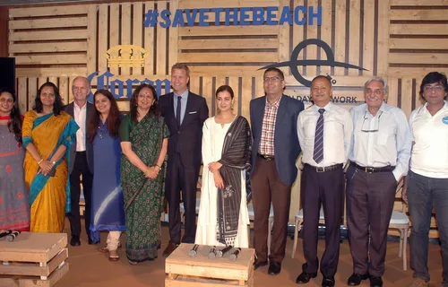 Bollywood Actress And UN Environment Goodwill Ambassador For India Dia Mirza During Unveiling Of A Unique Art Installation