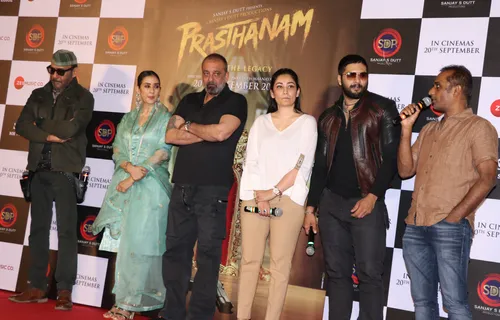 Sanjay Dutt Upcoming Film "Prasthanam" Teaser Launch In Mumbai