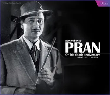 Remembering Pran on his death anniversary: Pran... He Lived A Full Life.... BY ALI PETER JOHN