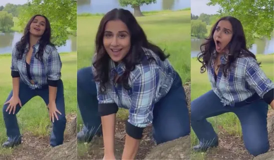 Vidya Balan tried to imitate latest viral trend of Beyonce's song Partition!! Check out what happened next!!