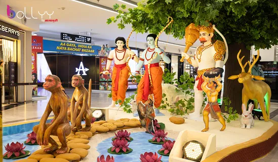 An Imposing Ram Setu Structure Installed at Pacific Mall D21; Marks An Opulent And Magnificent Visual Retelling Of Ramayana