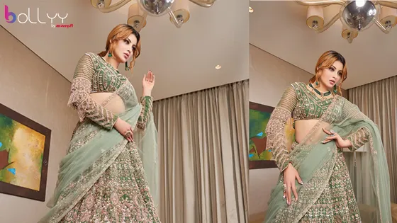 Urvashi Rautela looks like a perfect modern day bride