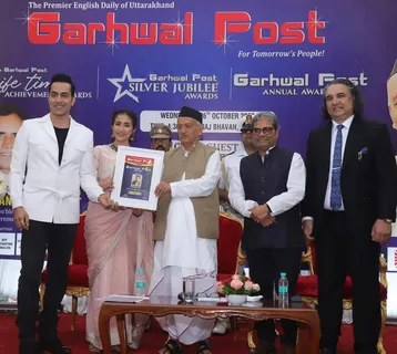 Sudhanshu Pandey bags the Garhwal Post Award