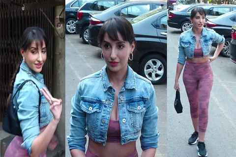 NORA FATEHI SPOTTED FOR DANCE REHEARSALS AT ANDHERI