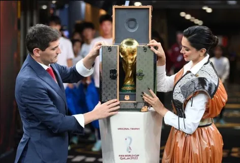Deepika Padukone Becomes The First Indian To Unveil The FIFA World Cup Trophy!