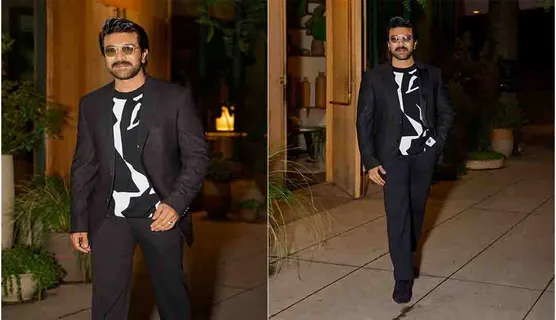 RamCharan looks handsome in an all LV look