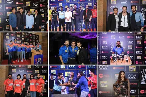 Celeb Galore at Celebrity Cricket League ( CCL) curtain Raiser!