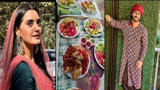Ayushi Khurana from Star Bharat’s ‘Ajooni’ shares her special moments of Iftari from the sets.