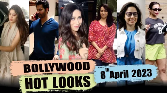 Janhvi Kapoor, Malaika Arora, Varun Dhawan & Other Celebs Spotted Today | 8th April 2023 | 10 PM