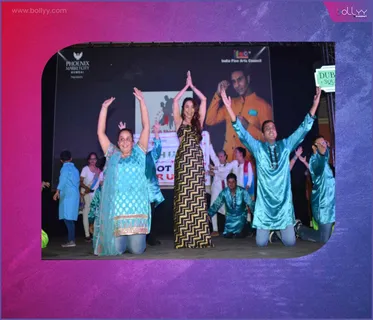 Actress Nikita Rawal performed with Special Children at Sandip Soparrkar's India Dance Week Season 7