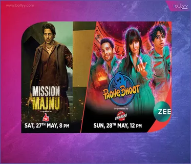 On Zee Cinema this weekend, catch the World Television Premieres of Mission Majnu and Phone Bhoot