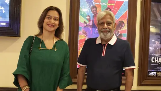 Filmmaker Yogesh Verma and Gauri Pradhan promotes their upcoming film “A WINTER TALE AT SHIMLA” in Delhi