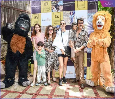 Post Event Release : A unique jungle and pool theme birthday bash of Vandana and Rajesh Khattar’s son Yuvaan Vanraj Khattar along with the launch of her Youtube Channel “Vandana Unfiltered”