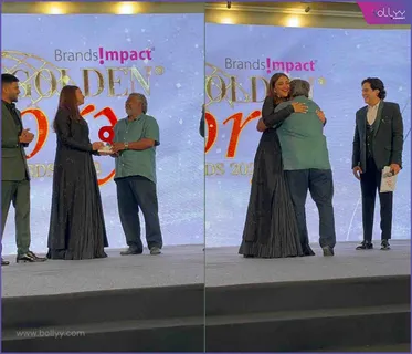 Parineeti Chopra pays homage to her mentor Dibyendu Bhattacharya by touching his feet as she presents him with a prestigious award