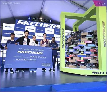 Delhi Rises to the Challenge: Skechers' Community Goal Accomplished with Ananya Panday and Rohit Saraf