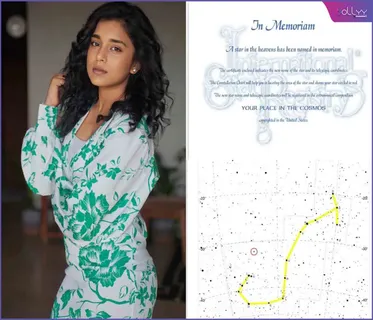 Sumbul Touqeer's Fan from Canada Dedicates a Star in the Universe for Her