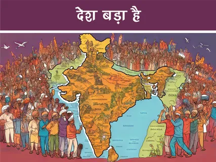 हिंदी बाल कविता: देश बड़ा है