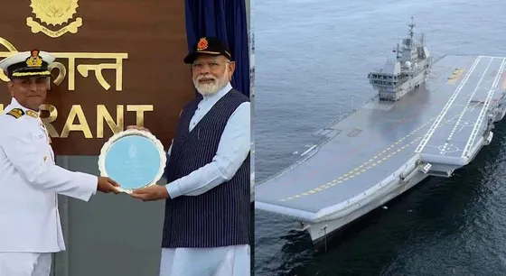 आईएसी विक्रांत से भारतीय नौसेना की मिली बाहुबली की शक्ति