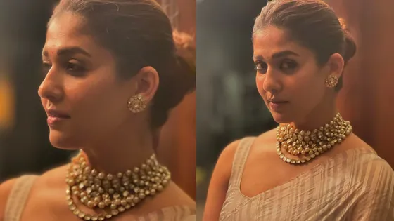 Nayanthara ने साड़ी में बिखेरा खूबसूरती का जलवा, देखें लेटेस्ट फोटोज