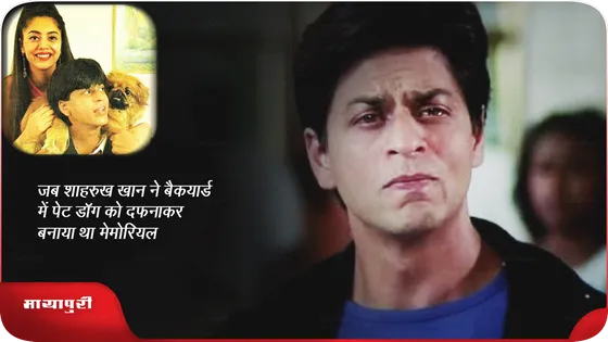 जब Shahrukh Khan ने बैकयार्ड में पेट डॉग को दफनाकर बनाया था मेमोरियल