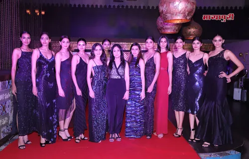 मुंबई में आयोजित फैशन शो में सीमा कमान की स्प्लेंडिड कलेक्शन की शो स्टॉपर बनी तान्या शर्मा