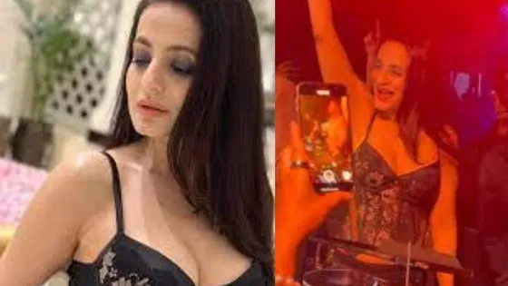 Ameesha Patel ने दुबई के क्लब में जमकर की मस्ती