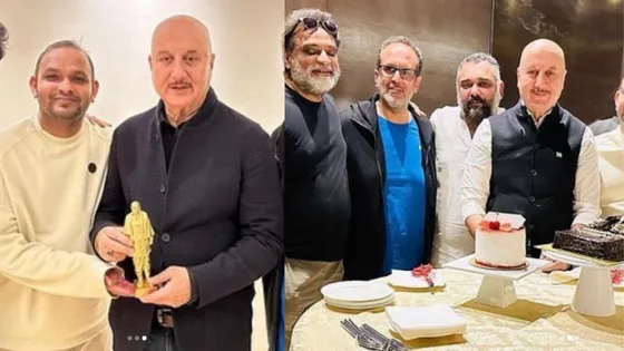 Anupam Kher ने फिल्म 'Uunchai' की सक्सेस का मनाया जश्न