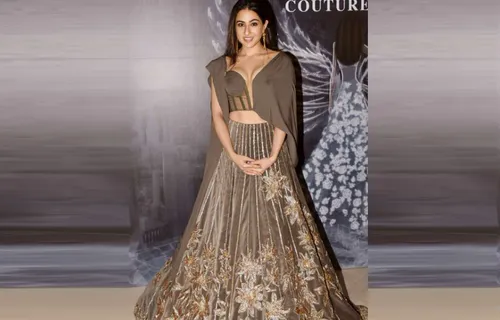 मनीष मल्होत्रा के फैशन शो में बोल्ड  ड्रेस में नजर आई सारा अली खान