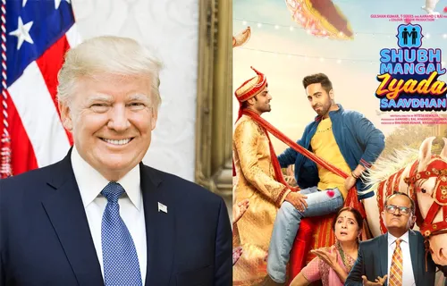 Donald Trump ने ''Shubh Mangal Zyada Savdhan '' मूवी के लिए किया ट्वीट