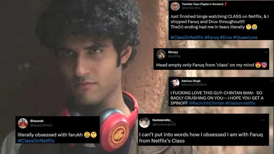 अभिनेता Chintan Rachchh के नेटफ्लिक्स 'क्लास' सीरीज में उनके किरदार फ़ारुक़ मंज़ूर को लेकर हुआ ट्वीटर दीवाना जताया सभी ने अपना प्यार - पड़े कुछ ट्वीट्स अभी