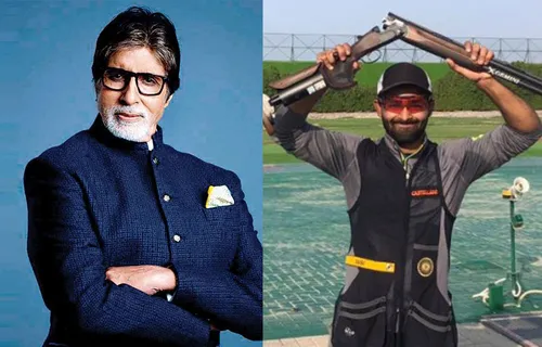 बॉलीवुड के महानायक अमिताभ बच्चन ने निशानेबाज अंगद वीर सिंह बाजवा की प्रशंसा