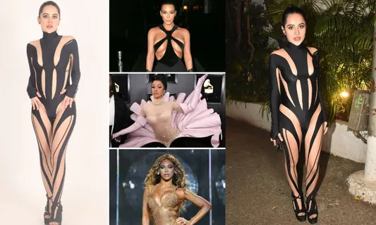 Uorfi Javed ने Beyonce, Kim Kardashian, Cardi B के पसंदीदा ब्रांड Mugler की इतनी महंगी ड्रेस पहनी