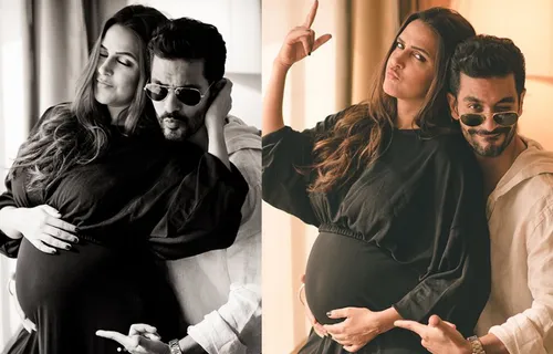 नेहा धूपिया ने बेबी बंप के साथ शेयर की तस्वीरें, 3 महीने पहले ही हुई थी शादी