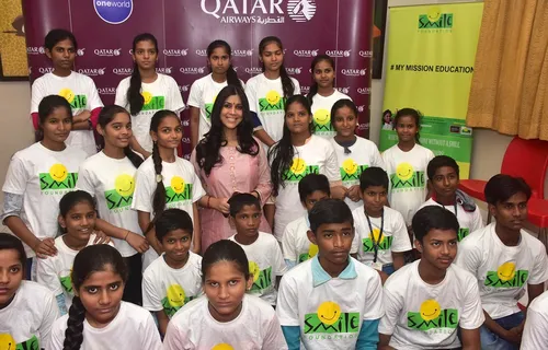 कतर एयरवेज और स्माइल फाउंडेशन के बच्चों के साथ साक्षी तंवर ने मनाया मदर्स डे