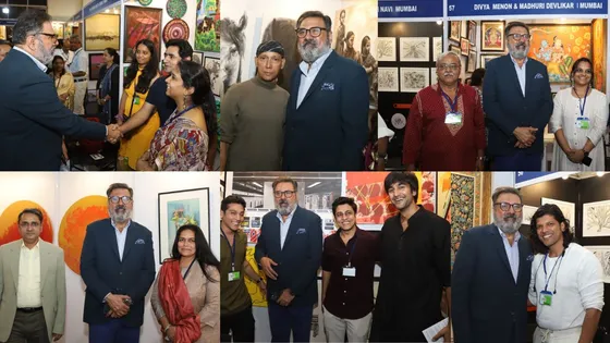 Boman Irani  ने मुंबई कला मेले का उद्घाटन किया और कलाकारों को उनकी ईमानदारी, सादगी और समर्थन से अभिभूत किया !