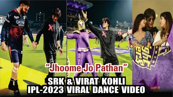 Shah Rukh Khan And Virat Kohli Dance On Jhoome Jo Pathaan Song