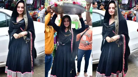 Ameesha Patel in Dargah : गदर 2 की रिलीज से पहले माहिम दरगाह पहुंची Ameesha Patel