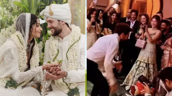 Alanna Pandey की शादी में पत्नी गौरी संग डांस करते दिखे Shahrukh Khan