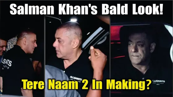 Salman Khan Spotted Flaunting New Bald Look At A Party