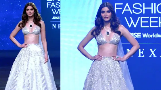 Diana Penty  ने शानदार लहंगे में  Lakme Fashion  Week की कमान संभाली 