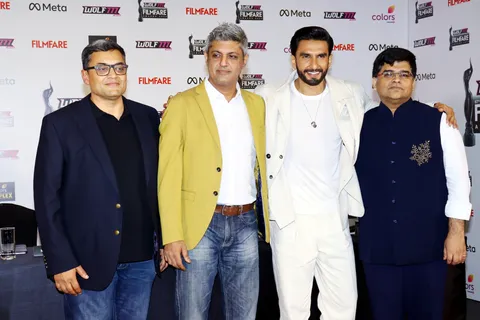 रणवीर सिंह पहुंचे 67वें फिल्मफेयर अवार्ड्स की प्रेस कॉन्फ्रेंस में, होस्ट बनने के लिए हैं तैयार