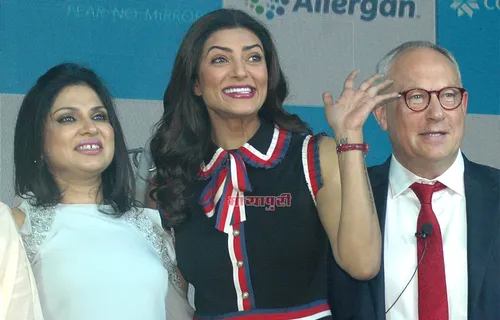 मुंबई में सुष्मिता सेन ने लॉन्च किया एलरगन हेल्थकेयर इंडिया प्राइवेट लिमिटेड की नयी तकनीक कूल स्क्लप्टिंग