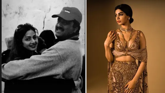 Khushi Kapoor ने अपने माता-पिता Boney Kapoor और Sridevi की तस्वीर शेयर की 