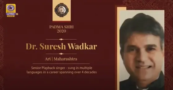 वेटेरन सिंगर सुरेश वाडकर को प्रतिष्ठित पद्म श्री पुरस्कार से समानित किया गया