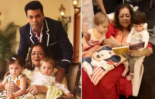 Video: करण जौहर की मां सुना रही हैं यश-रूही को कहानी, दादी के साथ बच्चों का क्यूट वीडियो वायरल