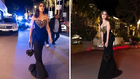 Cannes 2023: सारा अली खान ने ब्लैक ड्रेस पहने कॉन्स फेस्टिवल में लगाए चार चांद